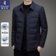 轻薄款 秋冬季 衬衫 羽绒服2025新款 白鸭绒保暖商务外套 式 啄木鸟男士