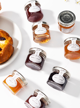 Tiptree缇树果酱整箱72小瓶草莓覆盆子樱桃蜂蜜橙子酱28g英国进口