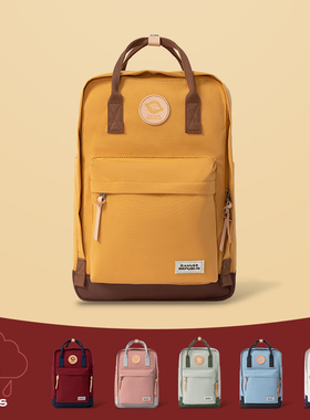 canvasrepublic帆布共和国双肩包女大容量电脑背包书包户外旅行包