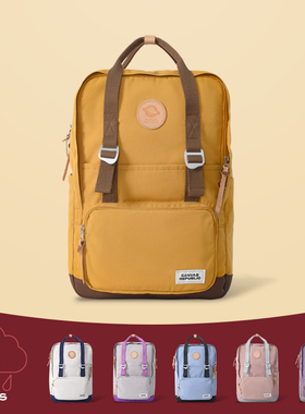 canvasrepublic帆布共和国双肩包女电脑包书包户外运动背包旅行包