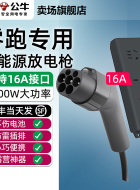 公牛零跑Lafa5 B10 C16 C11 C10 B01汽车C01外放电枪取电器放电器