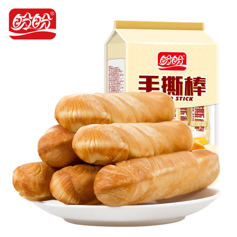 盼盼手撕棒面包210g早餐学生宿舍速食代餐夜宵饱腹糕点小零食整箱图片