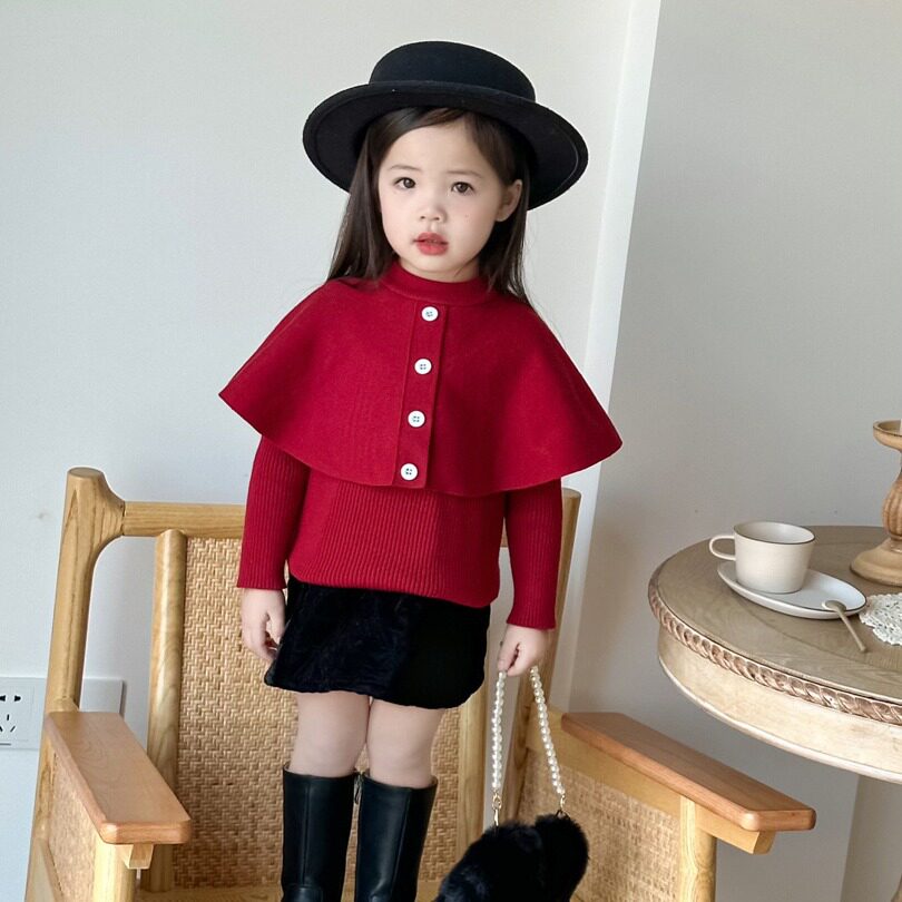 2026新款秋冬毛衣儿童女童酒毛衣/针织衫