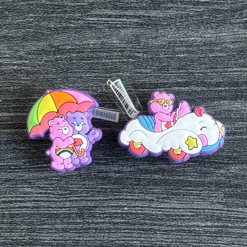 新款Crocs鞋扣爱心熊汽车打伞