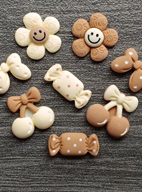 Cross饰品百搭洞洞鞋配饰鞋扣 可爱蝴蝶结笑脸花朵糖果鞋花装饰扣