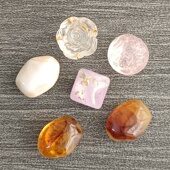 DIY高端闪亮琥珀立体感花朵水波纹水晶圆球鞋 扣 花 鞋 智必星洞洞鞋