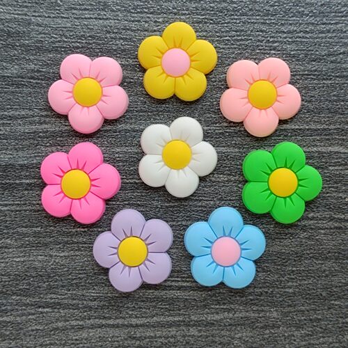 洞洞鞋软胶鞋花crocs鞋扣