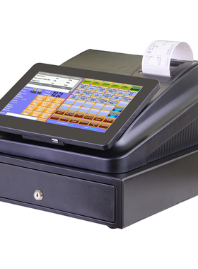 加拿大/美国/日本/墨西哥外贸英文版触摸屏收款机CRANE繁体收银机