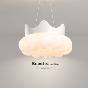 公主房间灯2026新款 奶油风LED南瓜儿童男女孩卧室灯创意皇冠吊灯