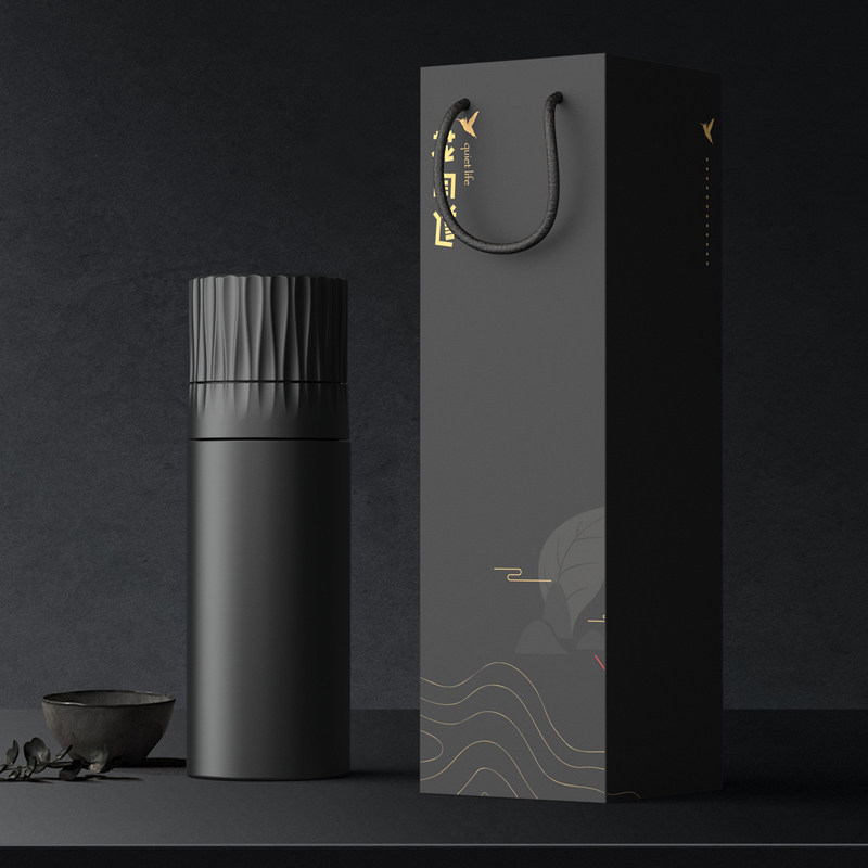 花间道保温杯男士女高档316不锈钢水杯大容量定制商务便携泡茶杯