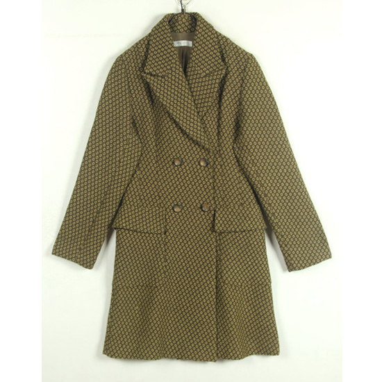 复古古着vintage毛呢大衣外套