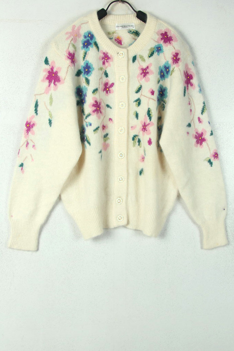 孤品复古古着vintage手工毛衣