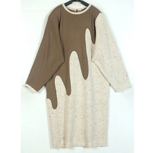 秋冬装孤品复古古着vintage连衣裙