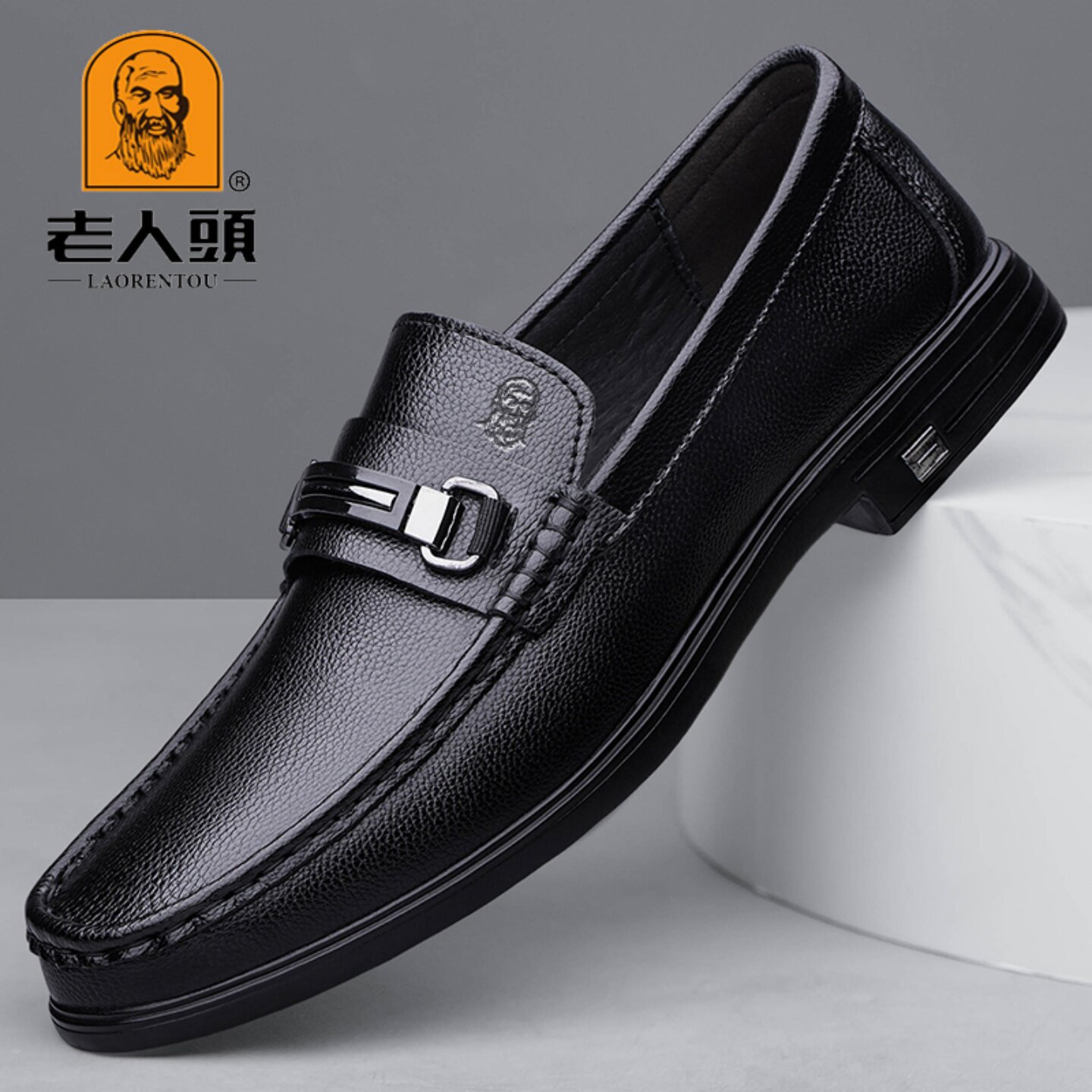 Kişi dəri ayaqqabı, yumşaq altlıq, biznes və gündəlik üçün