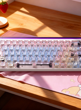 小懒猫键帽MAO+MOA可爱PC适配磁轴客制化diy 机械键盘made68Ace60
