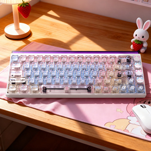 小懒猫键帽MAO+MOA可爱PC适配磁轴客制化diy 机械键盘made68Ace60