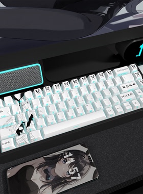 樱岛麻衣二次元键帽原厂pbt侧刻透光适配ND63Ace60made68磁轴键盘