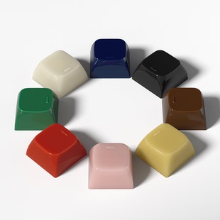 盲点键帽XDA高度玉质PC单颗无刻1u for机械键盘个性键帽客制化diy