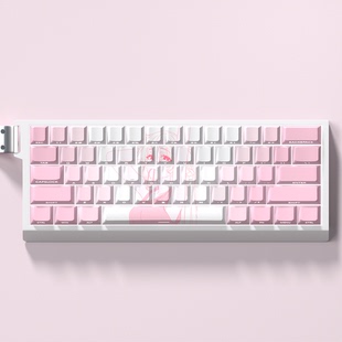 式守同学二次元键帽原厂侧刻透光pbt适配磁轴键盘ND63Ace60made68