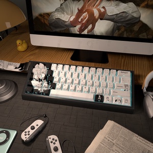 玛奇玛原厂侧刻键帽适配wooting60美加狮68艾石头nd63/Ez63键盘帽