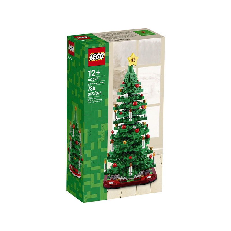 LEGO乐高40573创意圣诞树40426花环儿童拼装积木玩具圣诞节礼物