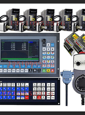 DDCS-EXPERT/M350 3/4/5轴CNC雕刻机控制器750w 220v伺服电机套件