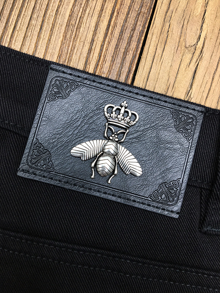 ZERODEGREENORTH 남성용 하이엔드 블랙진 트렌디한 신축성 있는 슬림 핏 팬츠 루즈한 스트레이트 레그