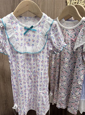 断码捡漏女童睡裙1-3岁儿童家居服连衣裙宝宝莫代尔睡衣裙子夏季