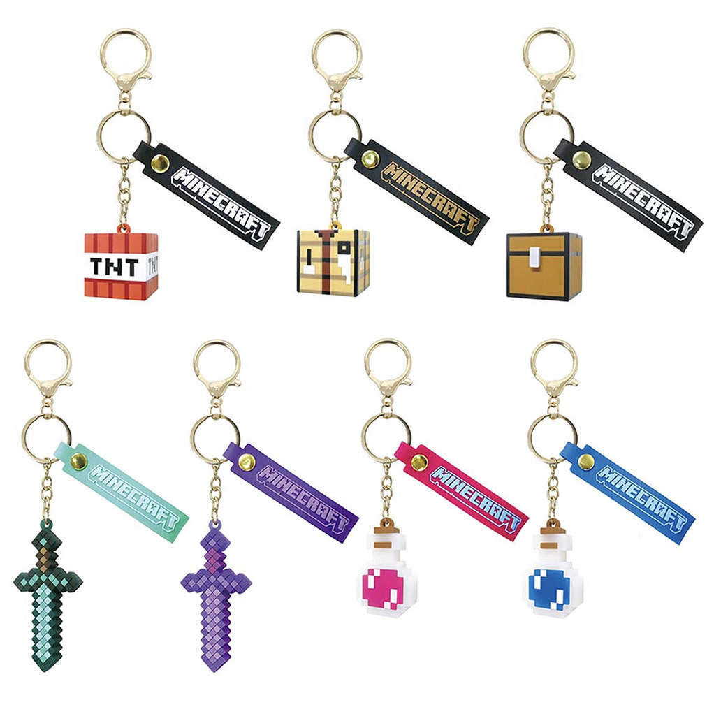 现货日本Minecraft我的世界包包挂件钥匙扣游戏周边卡通吊饰