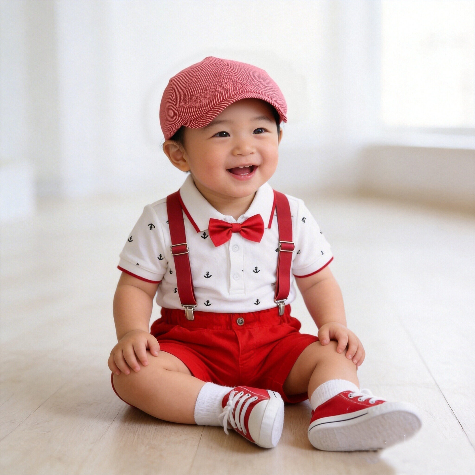 夏季新款欧美婴幼儿三角哈衣爬服