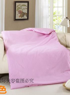亲肤透气纯棉美容单人被套150*200全棉被罩足浴110*170被子套包邮