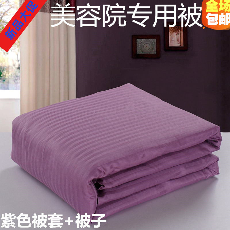 四季通用美容养生馆专用被子1.5斤春秋被2斤加厚3斤汗蒸被芯被套
