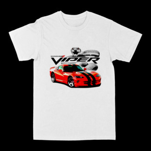 道奇蝰蛇短袖T恤男女同款休闲百搭潮流Dodge Viper GTS T-Shirt