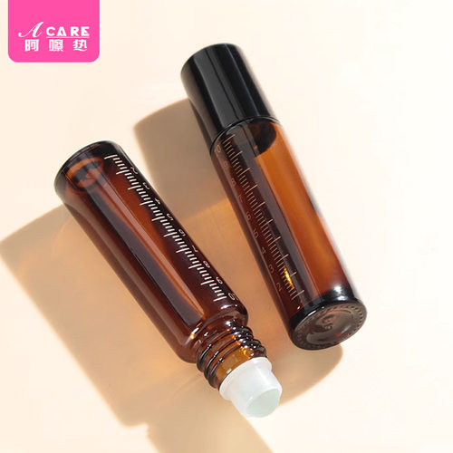 分装瓶/滚珠EA1pn001-茶色避光香水便携小样玻璃走珠精油便
