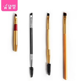 眉刷/双头A1zoq001-睫毛梳子梳一支装螺旋刷斜角画眉毛粉笔刷