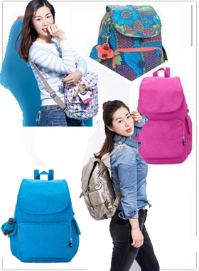 kipling凯浦林欧美国代购双肩包city休闲背包BP3872/K12147放泼水