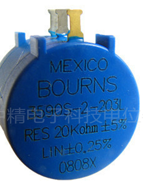BOURNS/mexico 3590S高精度多圈可调电位器1K 2K 5K 20K 10K 50K