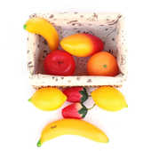 幼儿沙响玩具水果沙铃幼儿沙沙响玩具奥尔夫打击乐器仿真水果玩具