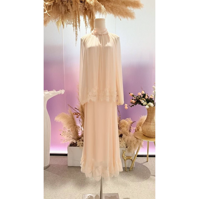 【七七酱直播间】YINGCHOI春夏新款桑蚕丝乔其优雅22058/71842
