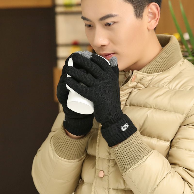 Gants pour homme      en de laine - Ref 2781566 Image 4