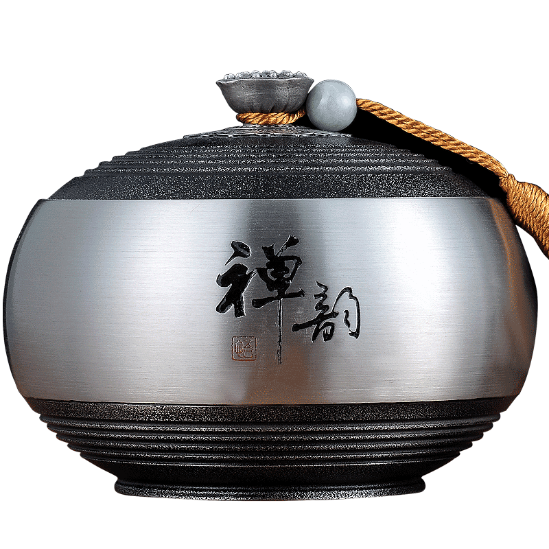 锡罐锡茶叶罐纯锡大号密封罐保鲜茶叶盒礼盒包装银行企业定制礼品