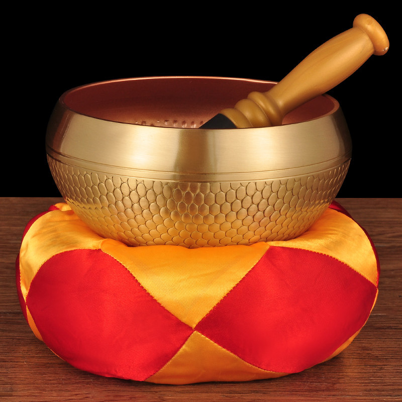 铜罄摆件铜台湾日式黄铜磬铜罄铜庆铜钵佛音碗修行钵引磬佛堂用品