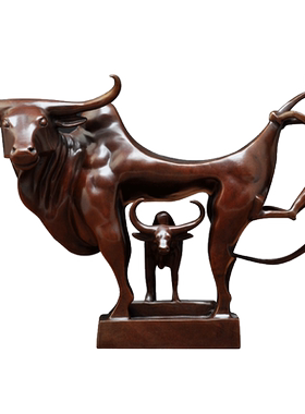 摆件招财老虎办公室开业礼品