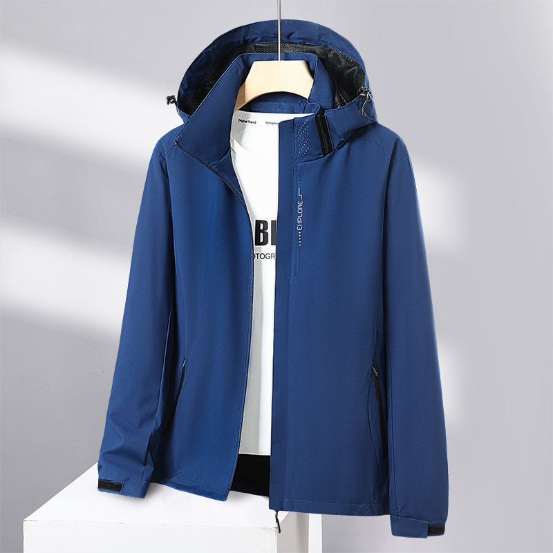 新款冲锋衣外套情侣春秋户外运动防风防水透气登山服薄款休闲夹克