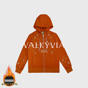 【Valkyvia/悠悠奢品】25新款橙辉暖玉加绒加厚时尚女装外套8047