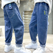 牛仔裤 子秋装 2026新款 长裤 子帅气儿童潮酷 童装 小男孩裤 大男童裤