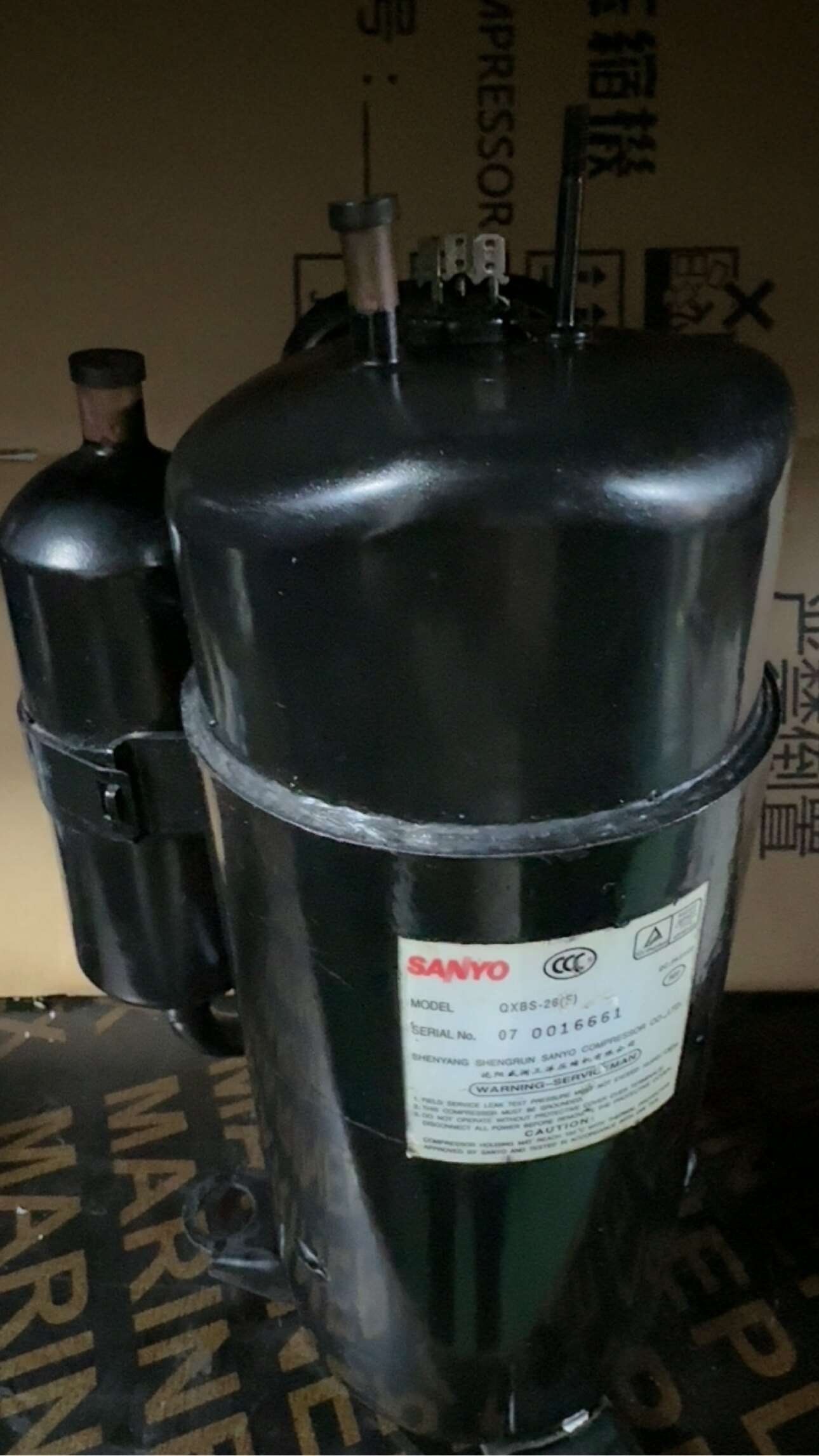 三洋压缩机QXBS-26(F)空调配件