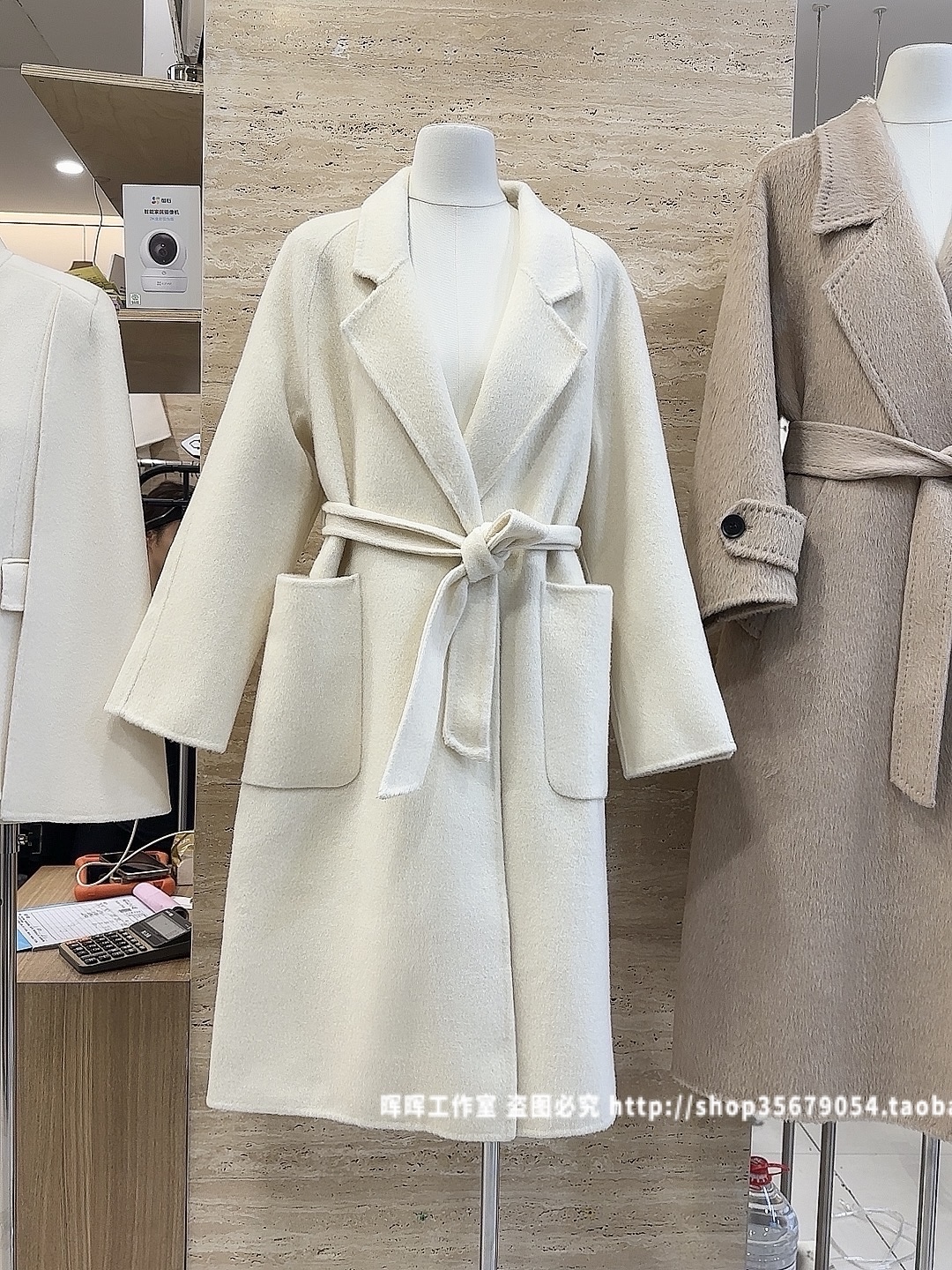 2025新款女装秋冬韩版宽松休闲慵懒风双面羊绒大衣女中长款外套女