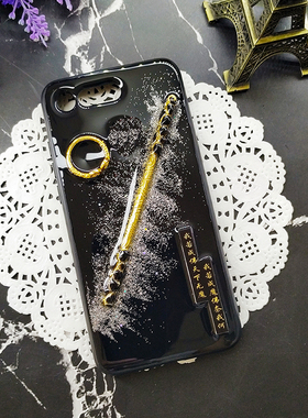 黑神话悟空手机壳苹果14promax保护套适用iPhone15plus网红新款金箍棒2024新款全包防摔黑色齐天大圣13高端12