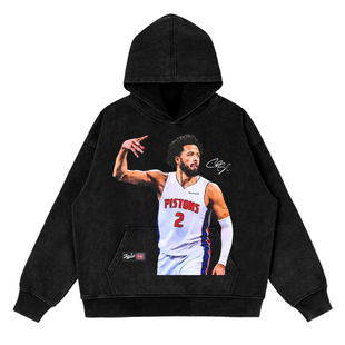 坎宁安美式数码直喷透气印花美式复古圆领高街潮牌休闲连帽卫衣男